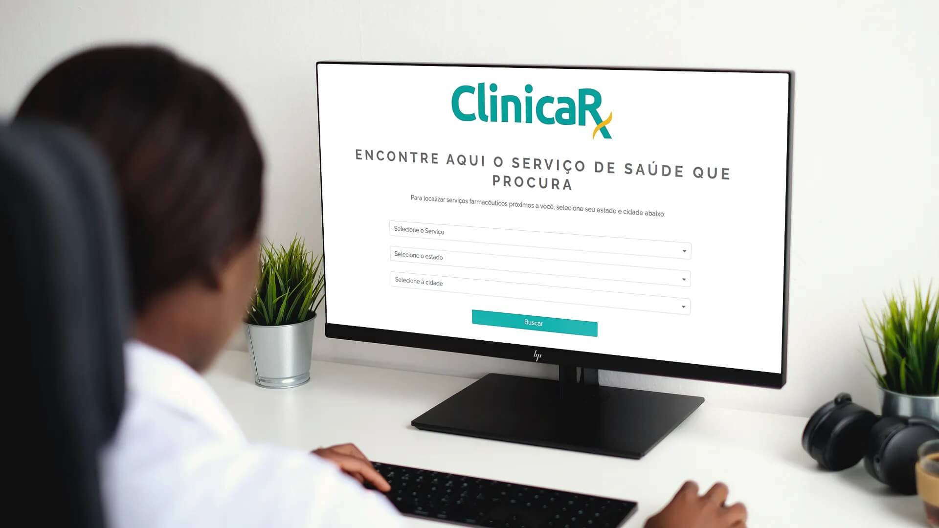 Agendamento de serviços de saúde Clinicarx