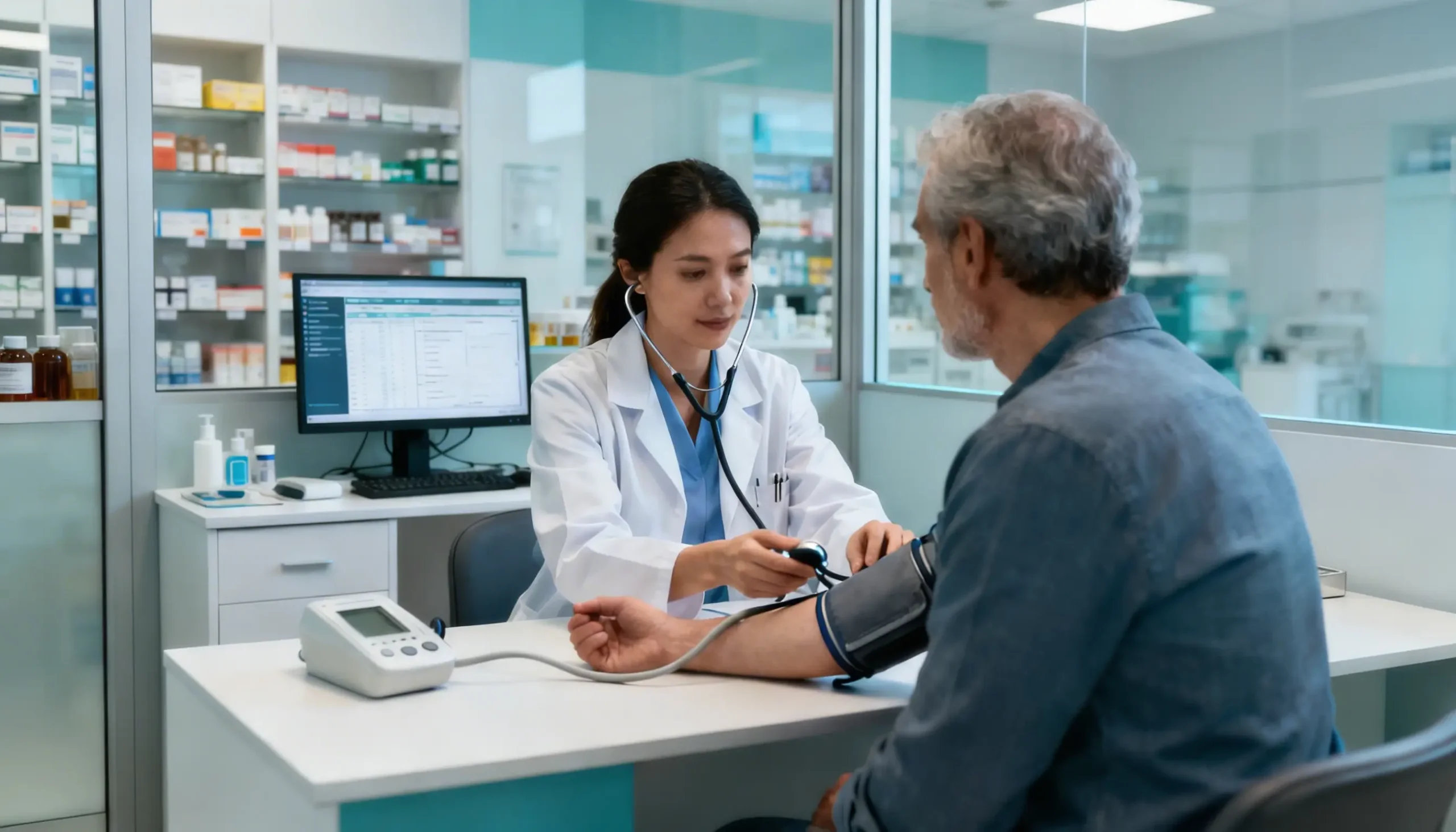 A aferição de pressão é uma oportunidade para oferecer jornadas de saúde completas na farmácia